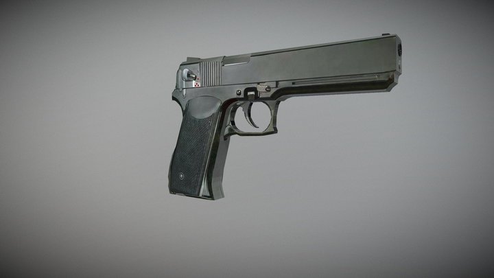 OTs-33 Pernach Pistol 3D Model