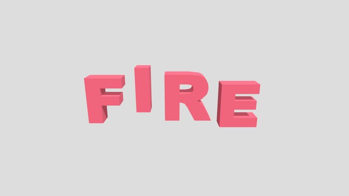 fire 3D Model