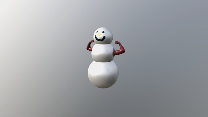 Snowman 3D Model