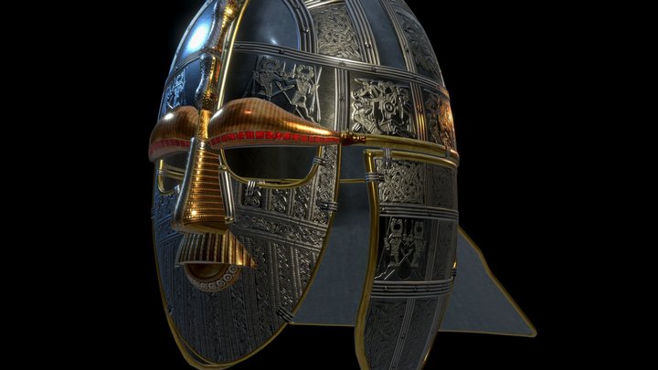 Sutton Hoo Helmet 3D Model