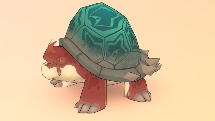 It's a turtle / low poly 3D Model