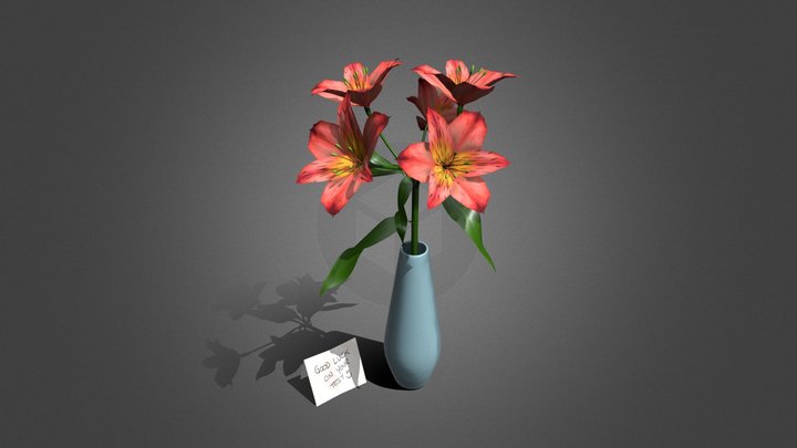 Lilies for Elena 3D Model