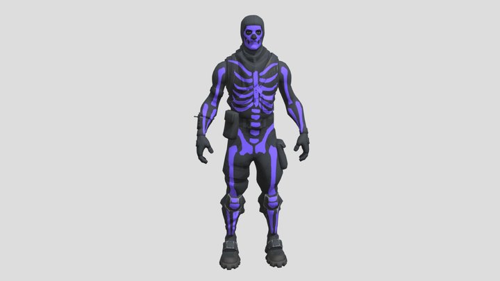 Skull Trooper (Purple) 3D Model