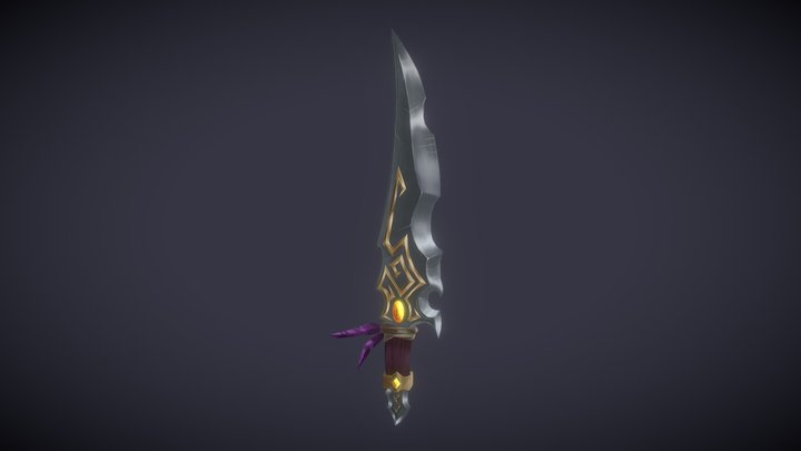 [Student Work] The Red Eyes Dagger 3D Model