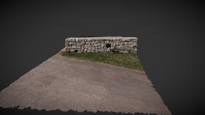 New stone wall 3D Model