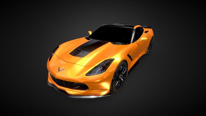 Corvette C7 z06 3D Model