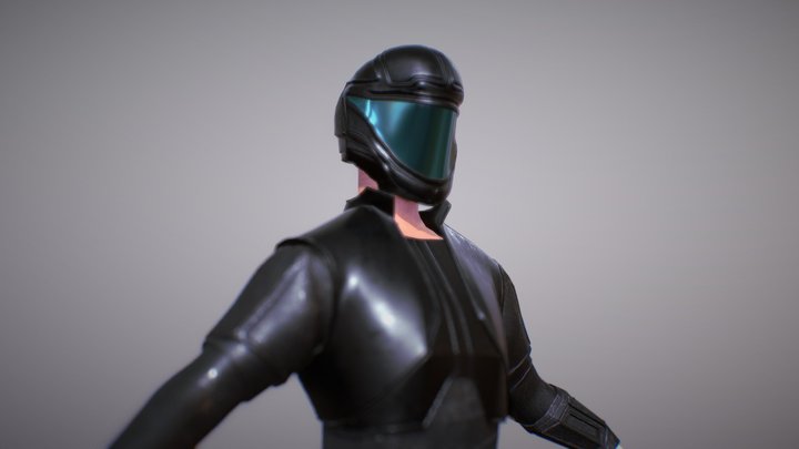 3D Low poly character 3D Model