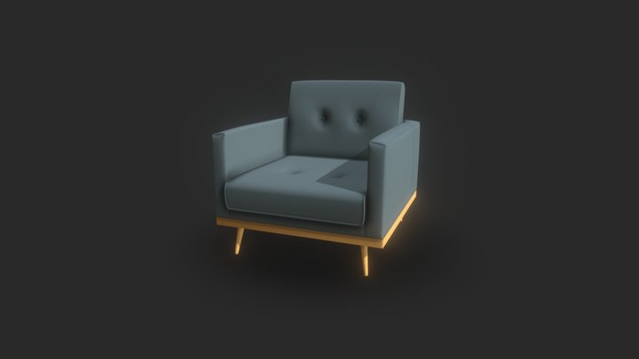 Klematisar armchair 3D Model