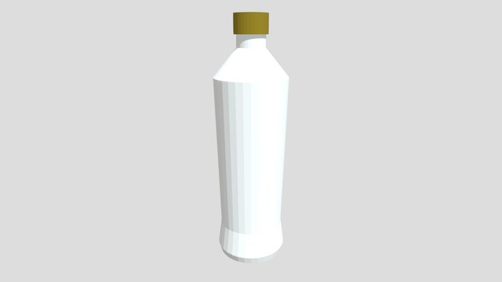 Glass bottle 3D Model