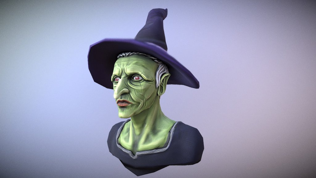 Witch Bust - 3D model by Ann Helen (@annlor) [bc3a9a8] - Sketchfab