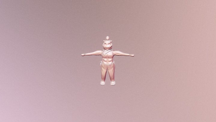 Pig boss 3D Model