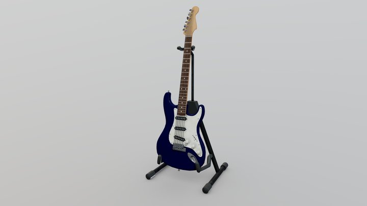 Electric Guitar 3D Model