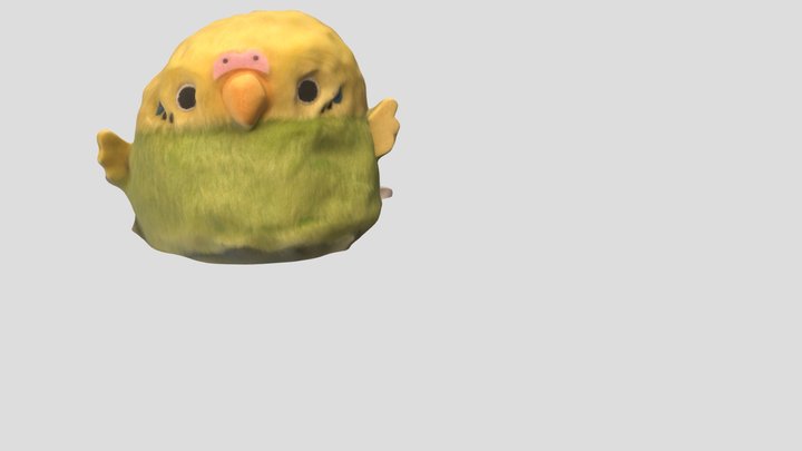 Bird Plushy Scan 3D Model