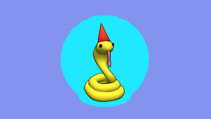 Soba the Snake 3D Model