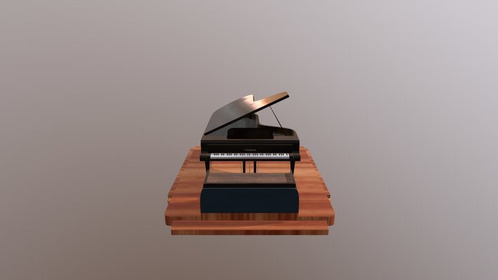 Piano Yamaha 3D Model