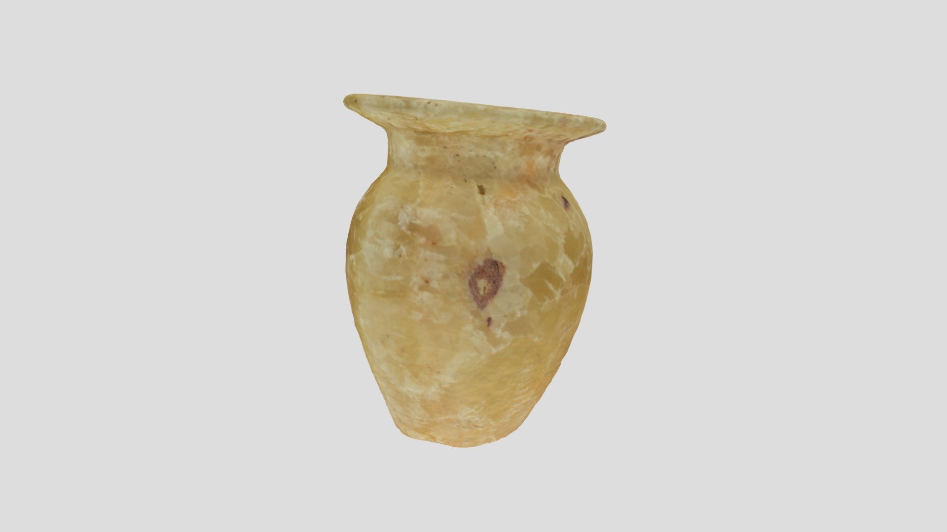Egyptian alabaster vase
