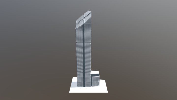 High Rise Tower 50-60m 3D Model