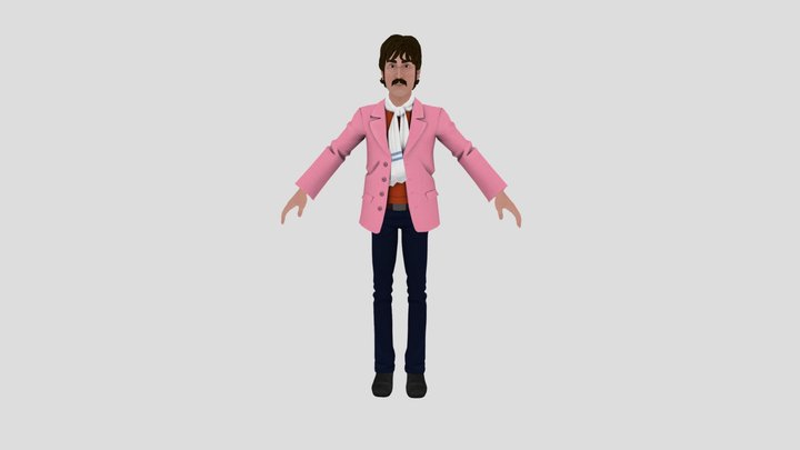 John Lennon Strawberry Fields 3D Model