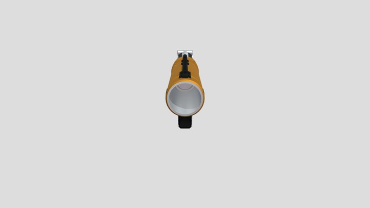 Sci-fi Flare Gun 3D Model
