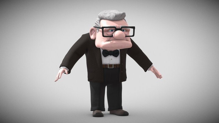 Carl Fredricksen 3D Model