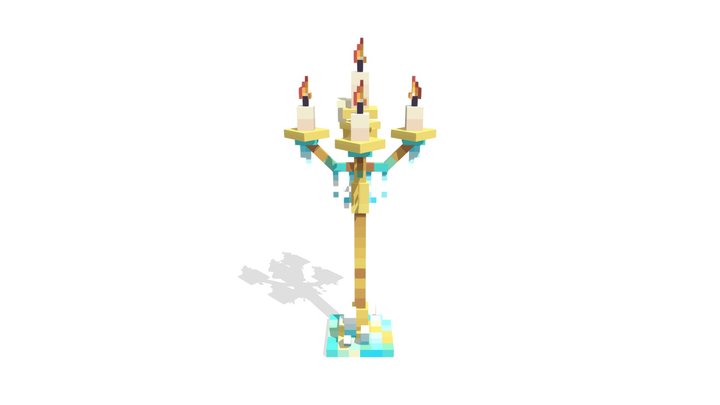 Frozen Chandelier 3D Model