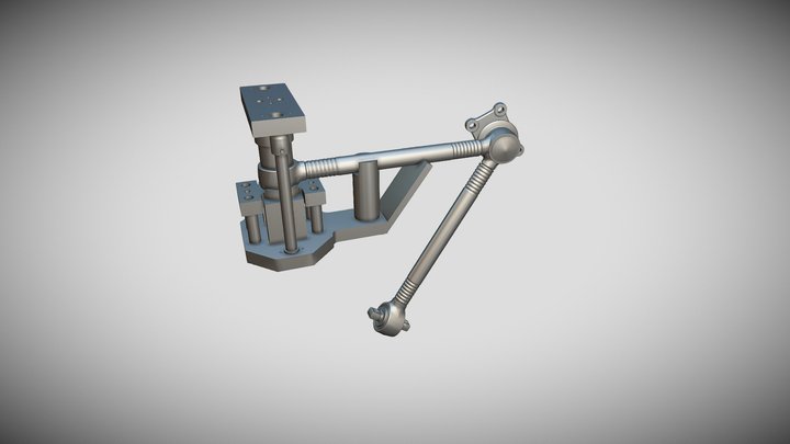 RUBBER BUSH MOUNTING FIXTURE 3D Model
