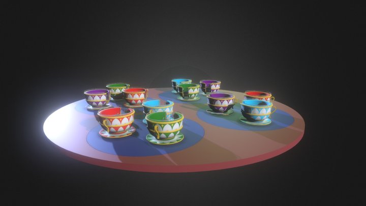 NL2A - Teacups 3D Model