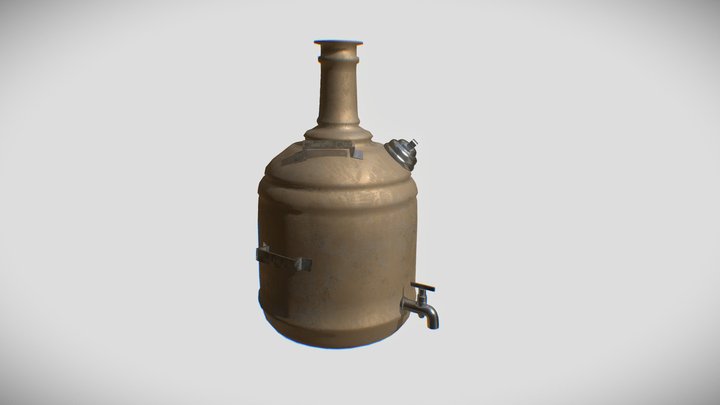 Indian Tea Boiler 3d Model 3D Model