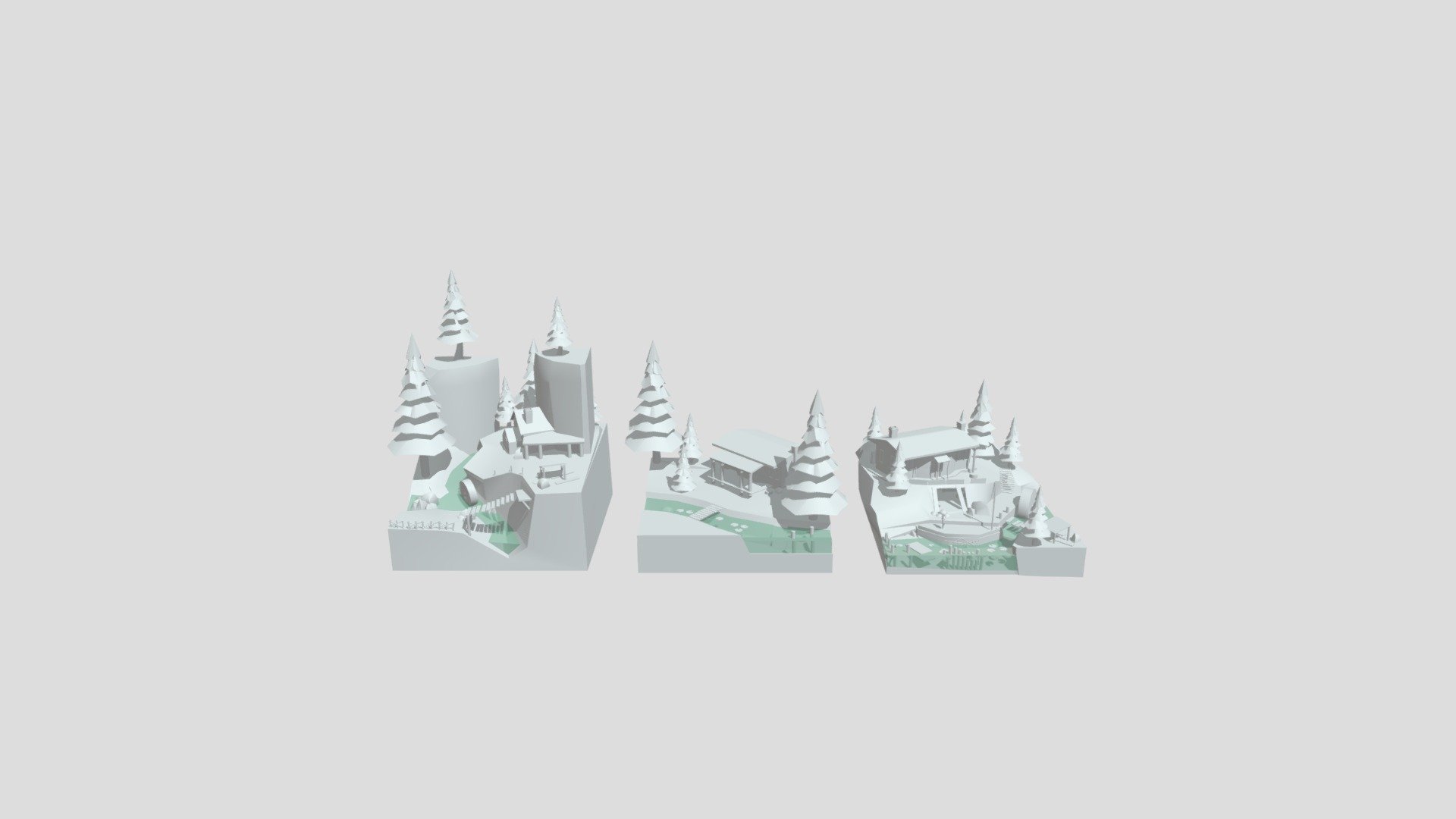Forest Loner - Blockout - 3D model by Kristiana_Gotfridsone [bc40769 ...