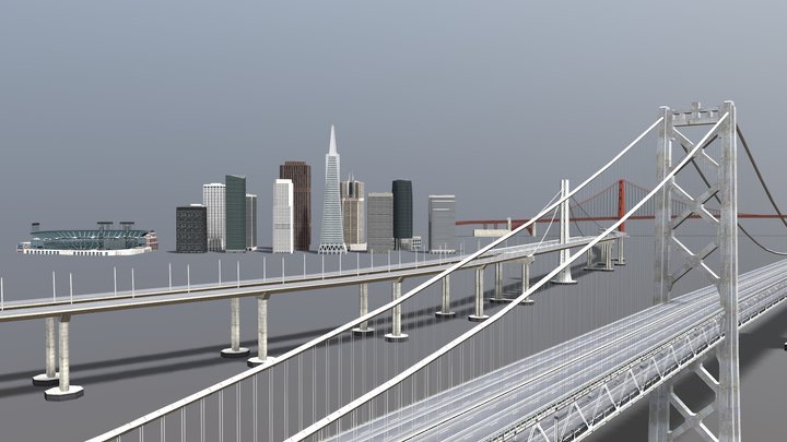 San Francisco Landmarks 3D Model