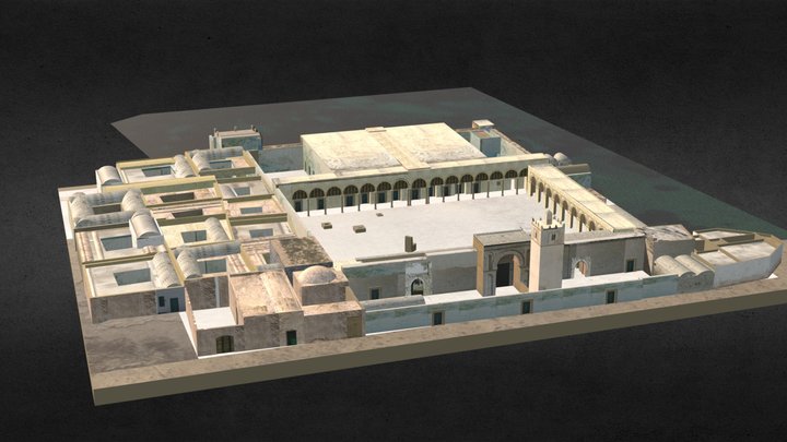 Grande Mosquée De Mahdia l'an 1929 3D Model