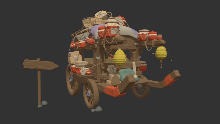 Honey Merchant 3D Model