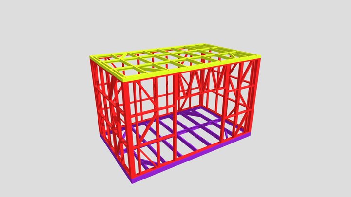 P.E. Office Pod 4800x3000 3D Model