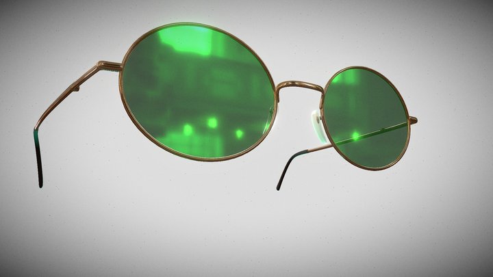 (Free) Sunglasses 3D Model By Arham Abdullah 3D Model