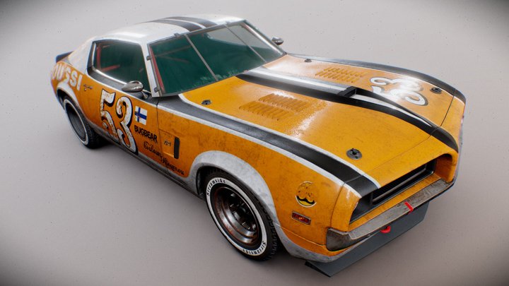 "American 01" - Bugbear's Wreckfest 3D Model