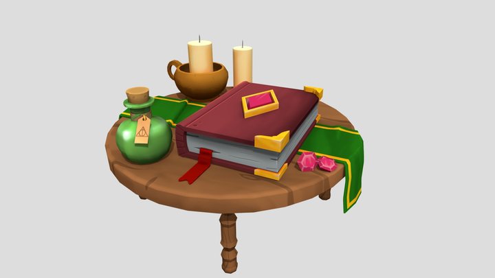 Wich's Table v2 3D Model
