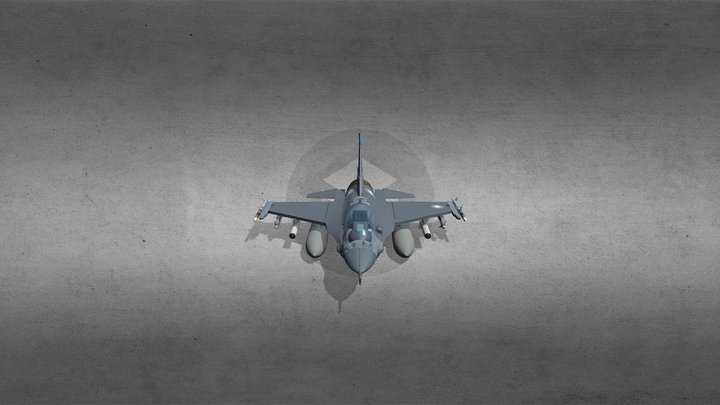 F16空軍第四戰術戰鬥機聯隊 3D Model