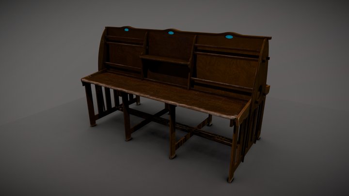 Periodical Desk - MC/F/073 3D Model