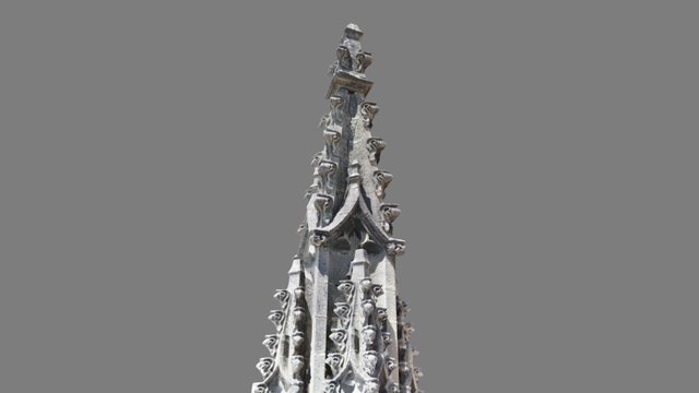 Capilla de la Virgen de la Antigua - Pináculo 3D Model