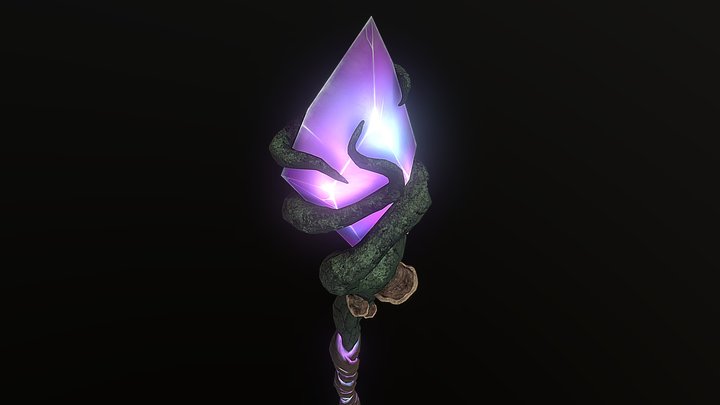 Rotting Staff 3D Model