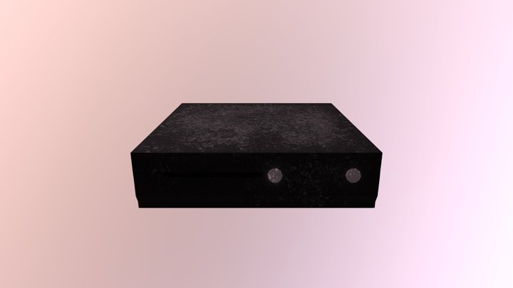 Dusty Gaming Console 3D Model
