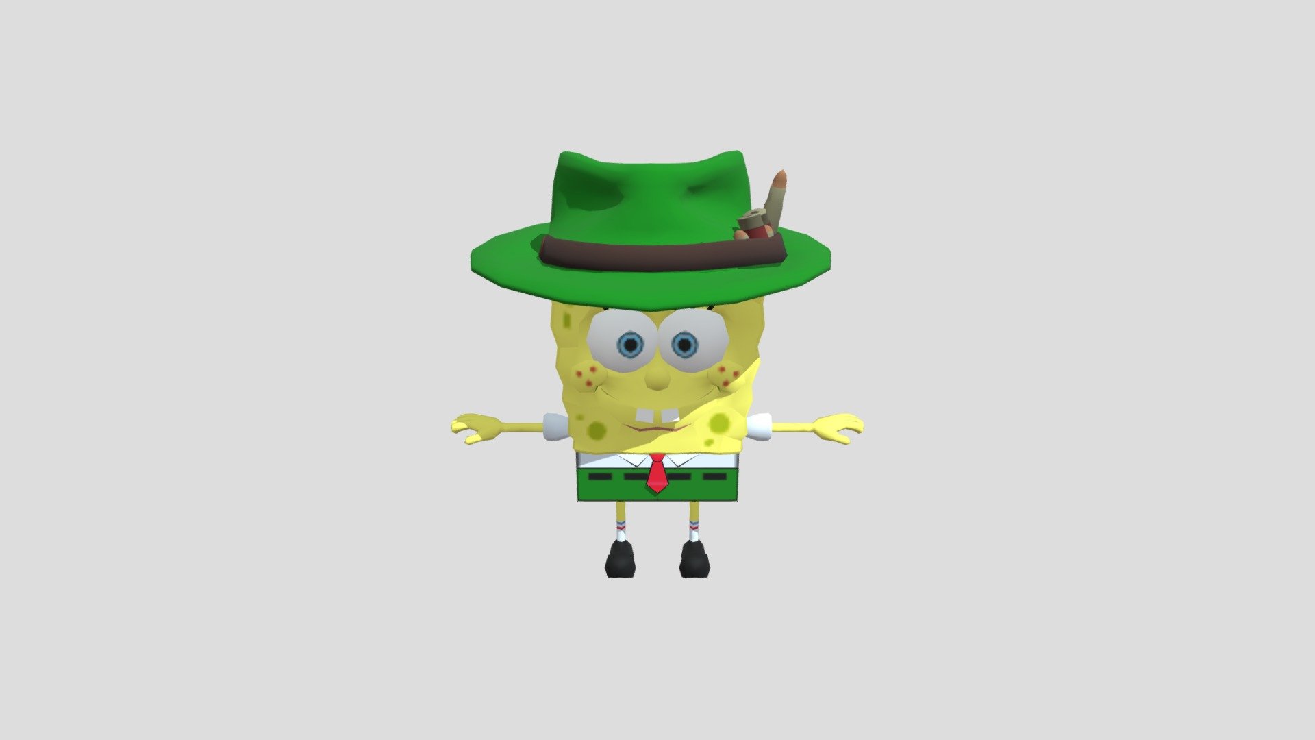 spongebob rich Download Free 3D model by Kyle.withem [bc4540e