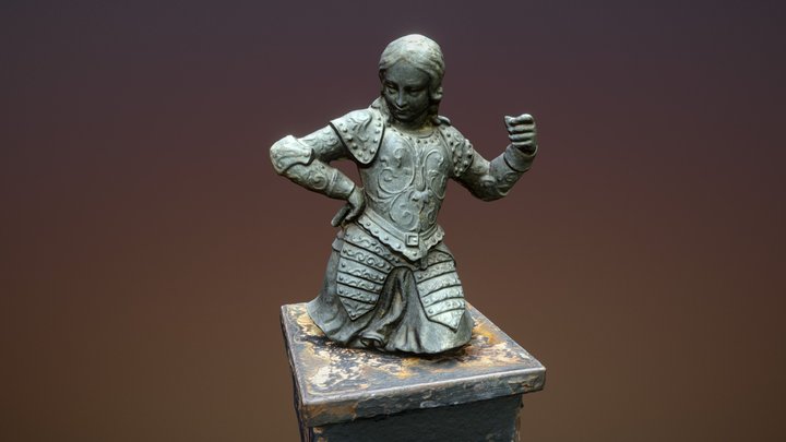 Bronze statue 3D Model