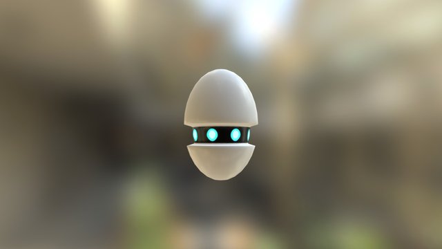 Egg Capsule 3D Model