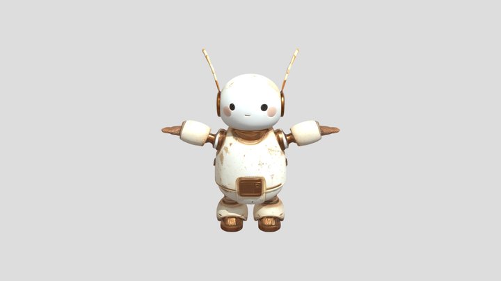 adorable-chubby-robot 3D Model