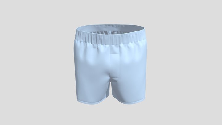 Woven Boxer Shorts 3D Model