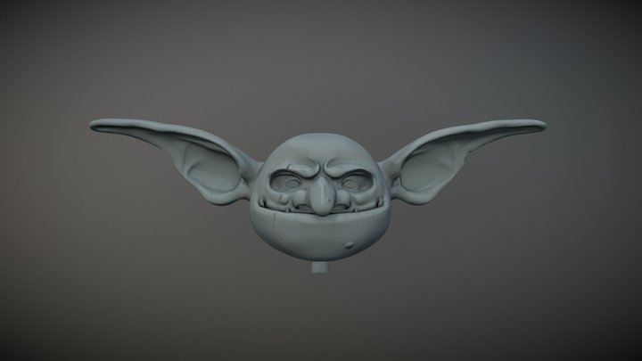 [WIP]gobelin head 3D Model