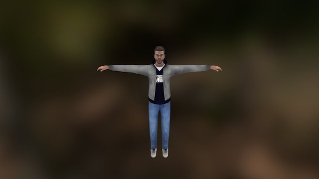 Male Avatar 11_Texture set 03 3D Model
