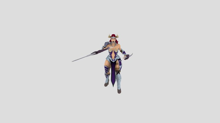Darksiders - Fury chara concept 3D Model