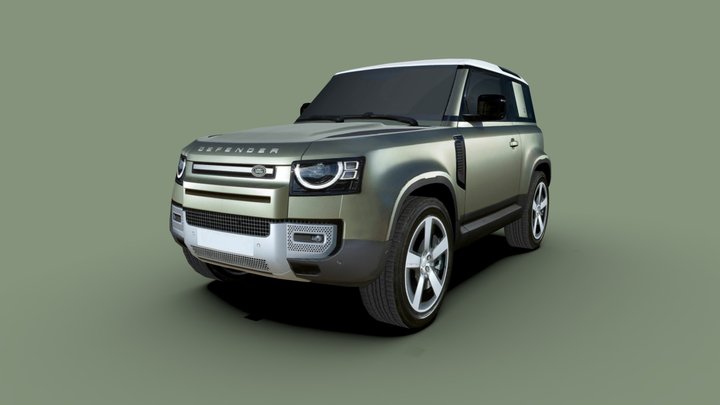 Land Rover Defender 90 2020 3D Model